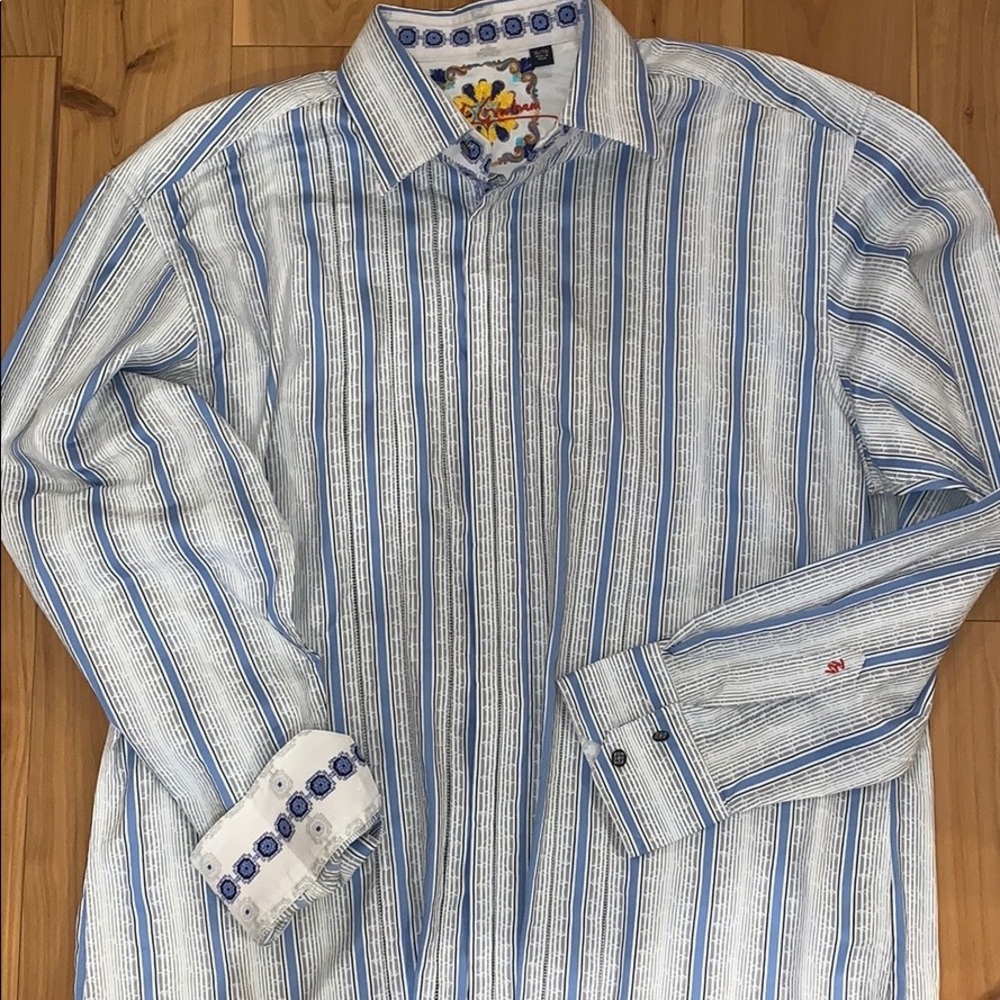 XL Robert Graham long sleeve dress shirt